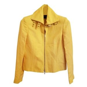 Dana Buchman Yellow Blazer Size 2